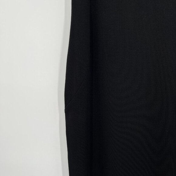 Quince Women’s Black Tencel Jersey Tank Maxi Dress sz S NWT Side Slit Sleeveless - Picture 5 of 9